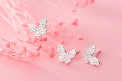 Junior Earrings - Plum Petal