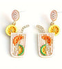Citrus Splash Earrings - (Size S) - Plum Petal