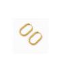 Haven Hoop Gold Earrings - Stainless Steel 18Kt Gold plated Size (S)