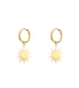 Golden Sun Earrings - stainless steel - Plum Petal