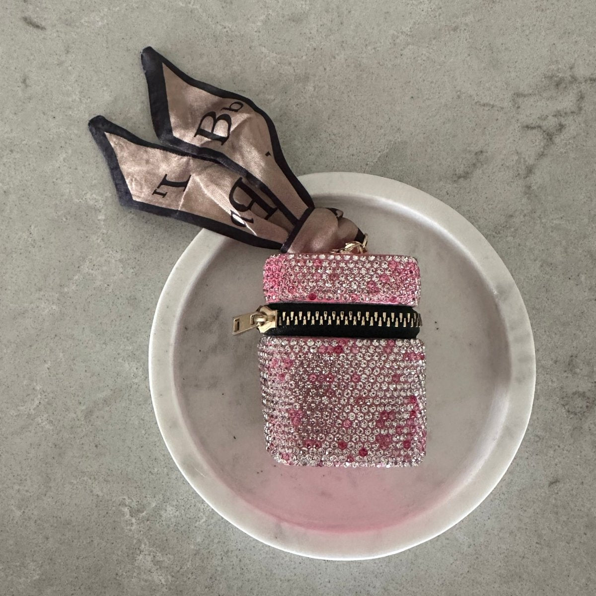 Plumpod Pink Keyring Case - Plum Petal